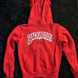 backwoods logo hoodie